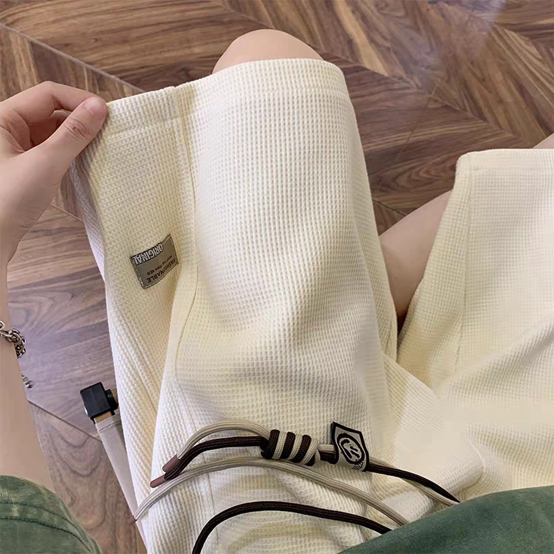 Nett price, official website 3124 waffle shorts women's summer pants American sports boys casual five-point pants