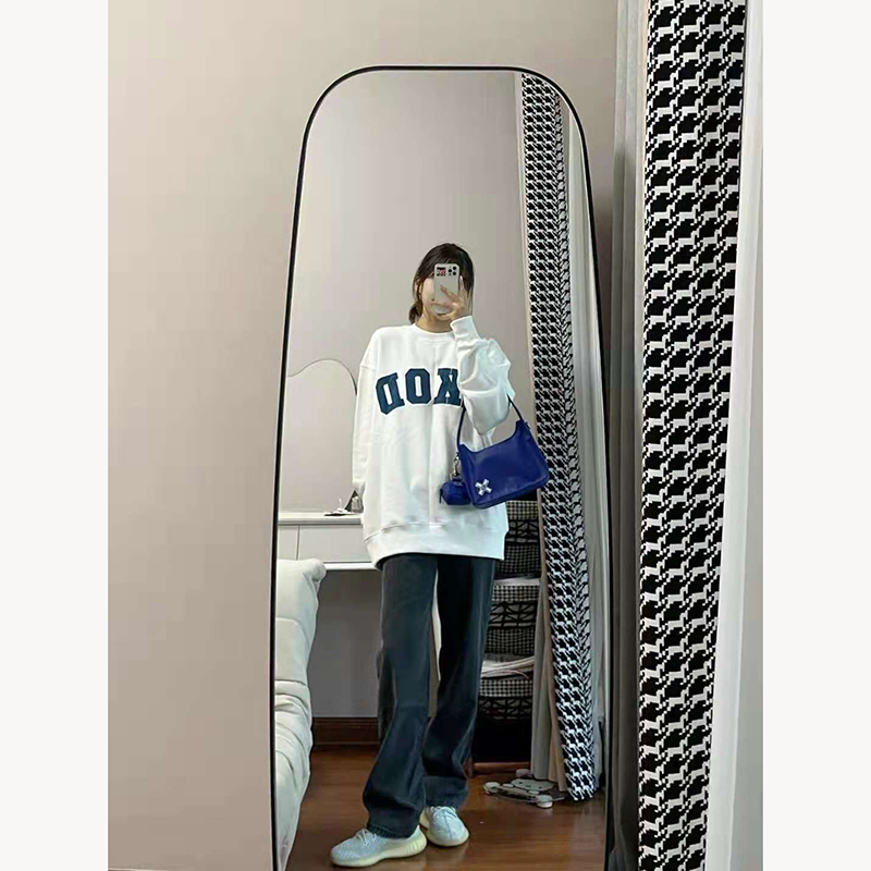 Super hot cec sweatshirt for women spring and autumn Korean version oversize hooded thin jacket ins trendy student loose top
