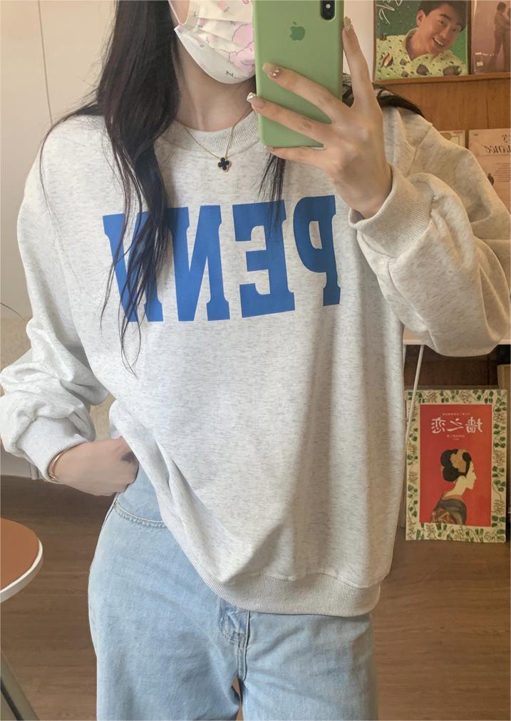 超火cec衛衣女春秋韓版oversize無帽薄款外套ins潮學生寬鬆上衣服
