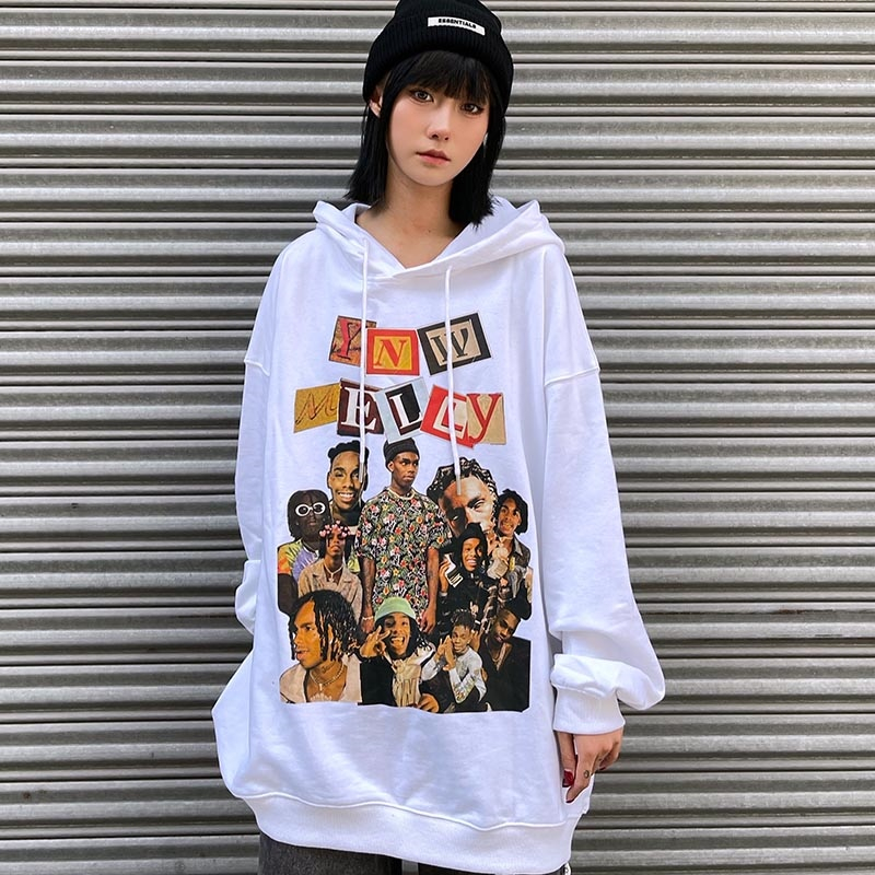 5088#官圖 實價 加絨250g / 大衛衣連帽秋冬款衛衣女加絨