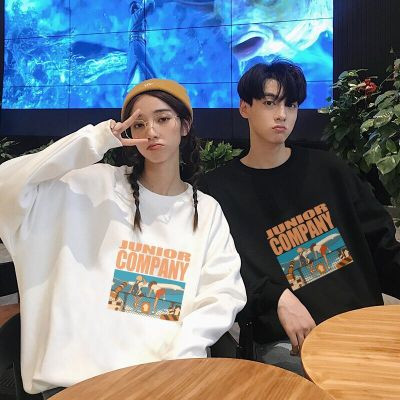 Super hot cec sweatshirt for women spring and autumn Korean version oversize hooded thin jacket ins trendy student loose top