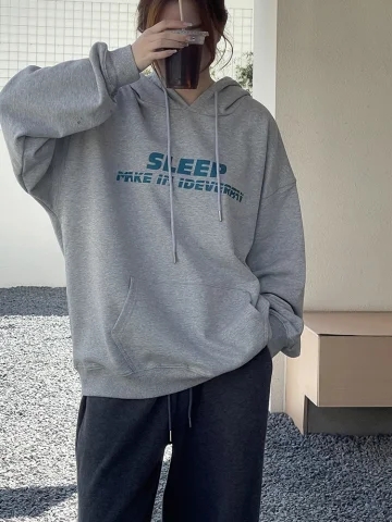 Women's autumn and winter round neck sweatshirt long sleeve top