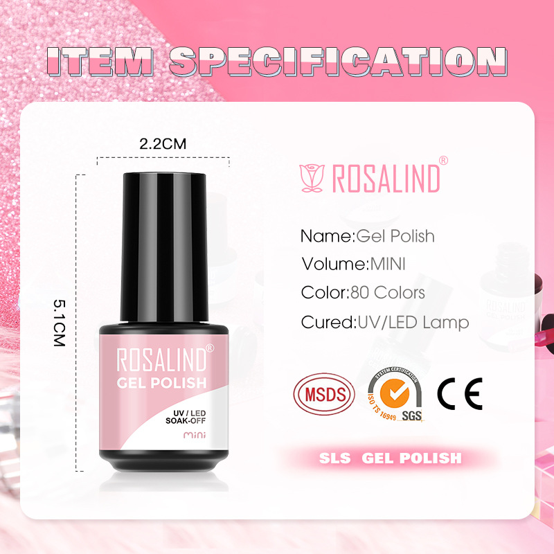 rosalind supply cross-border flash nail polish glue 80 shaping nude color glue manicure glue nail polish glue wholesale